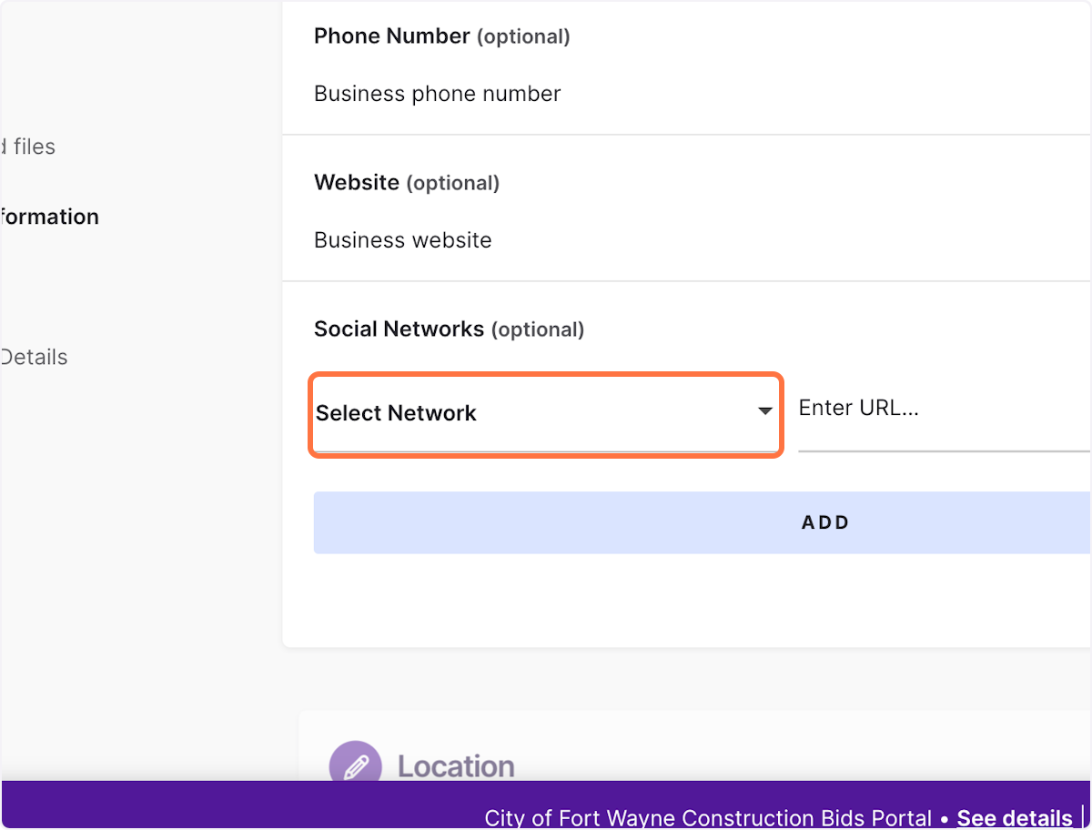 Input SOCIAL NETWORKs